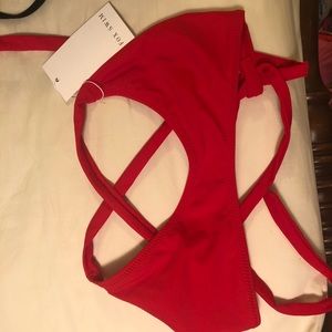 White fox boutique swim top